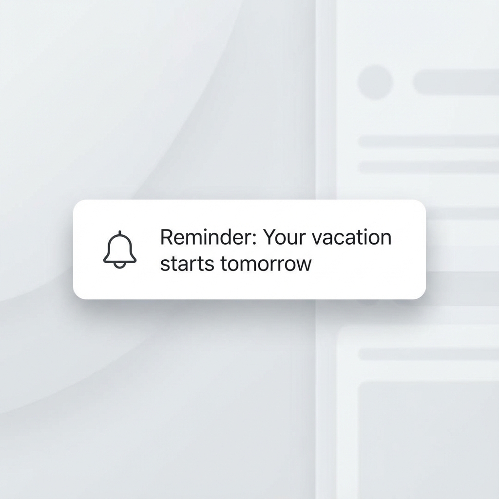 Notification UI